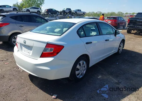 2012 Honda Civic Lx из США, поврежденный, VIN 19XFB2F58CE341225
